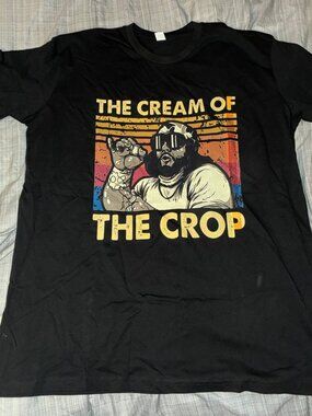 Macho Man The Cream Of The Crop T-Shirt Meme - New Size XL